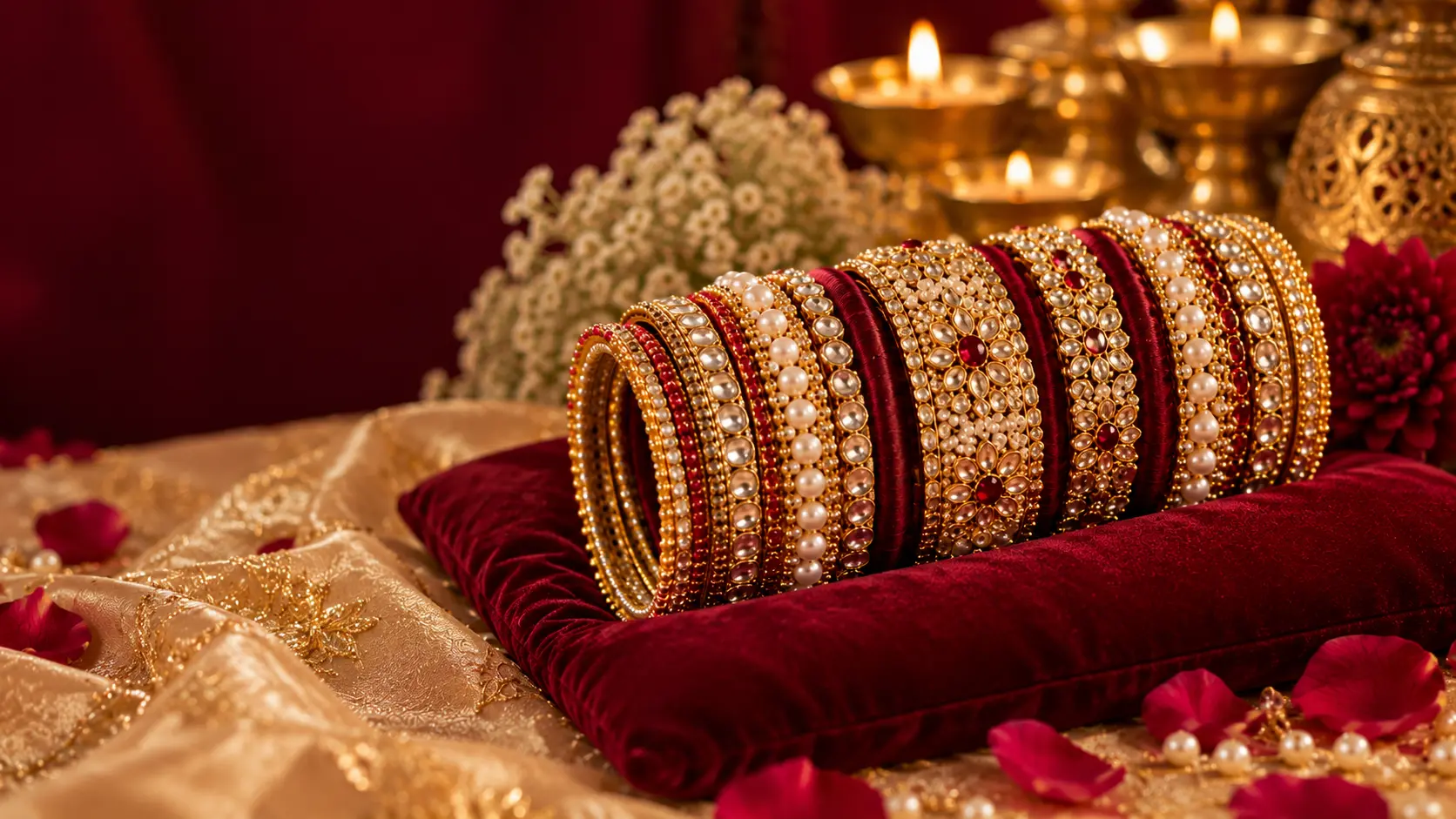 Luxury bridal bangles collection